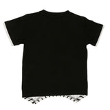 Boys Half Sleeves T-Shirt - Black, Kids, Boys T-Shirts, Chase Value, Chase Value