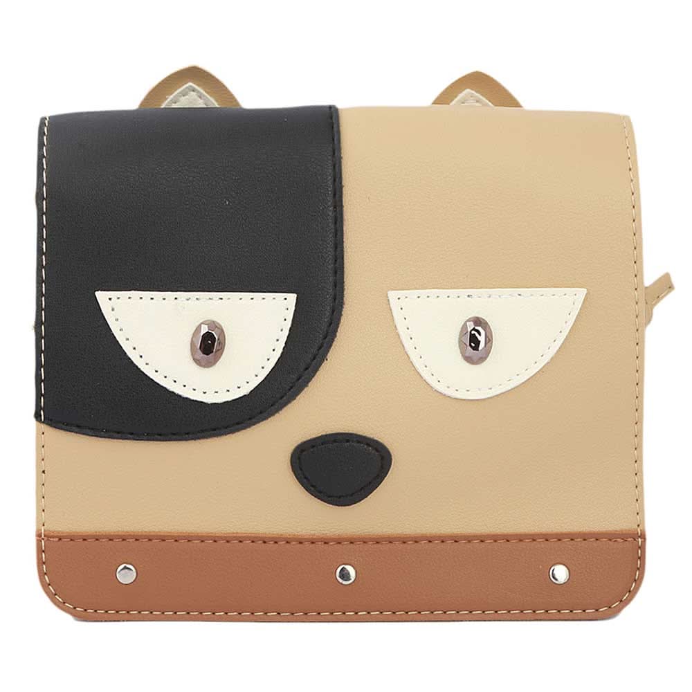 Girls Shoulder Bag (NS01-339) - Beige, Kids, Kids Bags, Chase Value, Chase Value