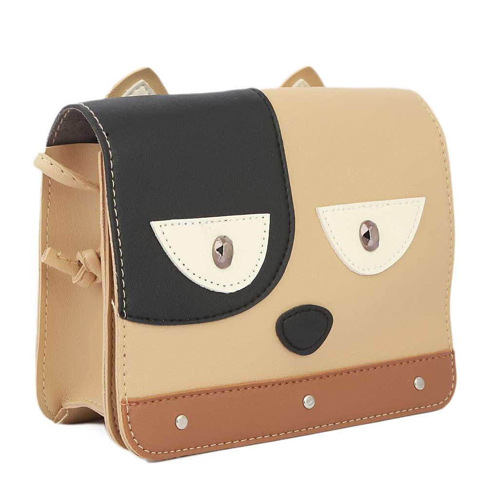 Girls Shoulder Bag (NS01-339) - Beige, Kids, Kids Bags, Chase Value, Chase Value