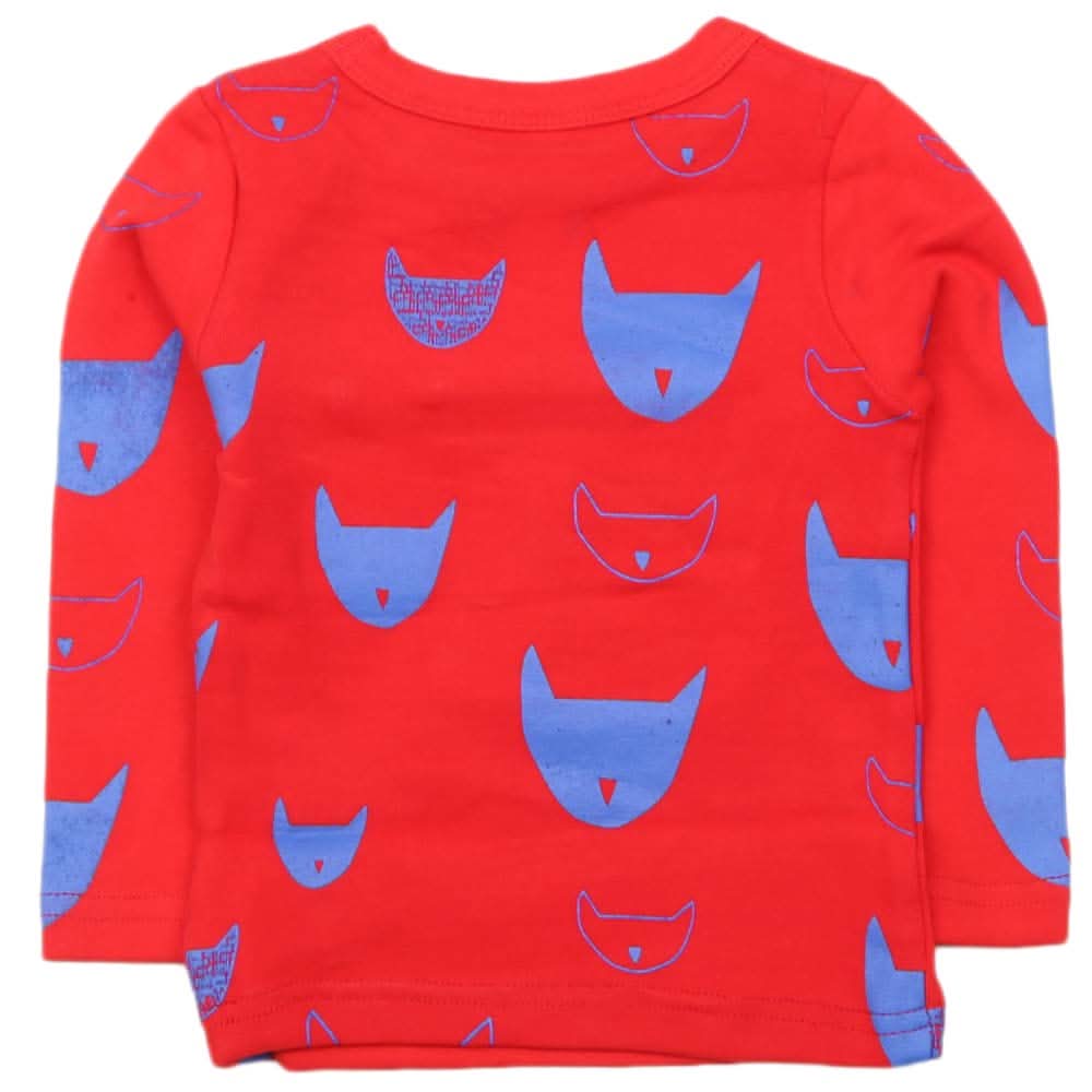 Boys Full Sleeves T-Shirt - Red, Kids, Boys T-Shirts, Chase Value, Chase Value