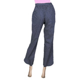 Women's Printed Trouser - Navy Blue, Women, Pants & Tights, Chase Value, Chase Value