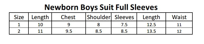 Newborn Boys Full Sleeves Suit - Beige, Kids, NB Boys Sets And Suits, Chase Value, Chase Value
