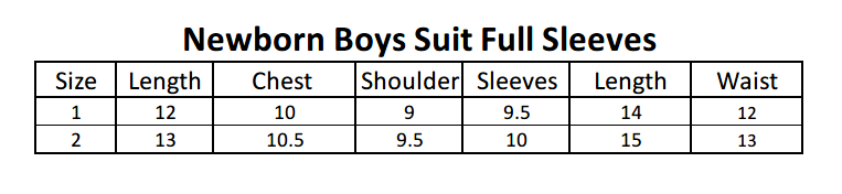 Newborn Boys Full Sleeves Suit - Yellow, Kids, NB Boys Sets And Suits, Chase Value, Chase Value