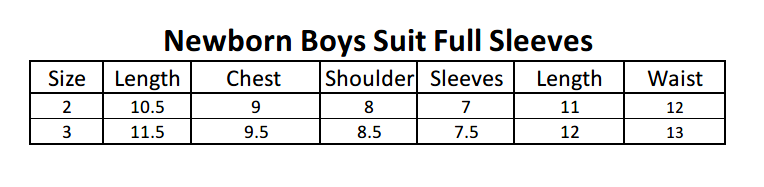 Newborn Boys Full Sleeves Suit - Peach, Kids, NB Boys Sets And Suits, Chase Value, Chase Value
