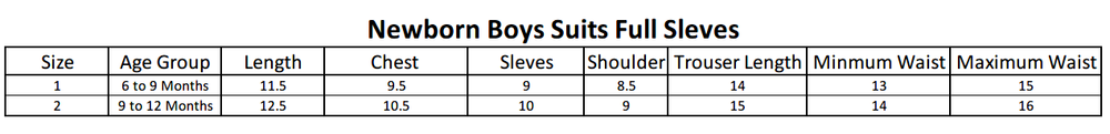Newborn Boys Full Sleeves Suit - Yellow, Kids, NB Boys Sets And Suits, Chase Value, Chase Value