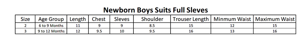 Newborn Boys Full Sleeves Suit - Peach, Kids, NB Boys Sets And Suits, Chase Value, Chase Value