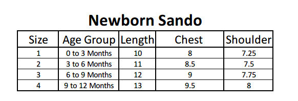 Newborn Sando Suit - Sky Blue, Kids, NB Boys Sets And Suits, Chase Value, Chase Value