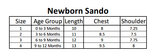 Newborn Sando Suit - Peach, Kids, NB Boys Sets And Suits, Chase Value, Chase Value