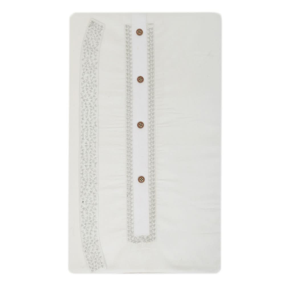 Men's Mashriq Embroidered Un-Stitched Suit - Off-White, Men, Unstitched Fabric, Chase Value, Chase Value