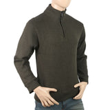 Men's Full Sleeves Fancy Jumper - Olive Green, Men, Sweater and Sweat Shirts, Chase Value, Chase Value