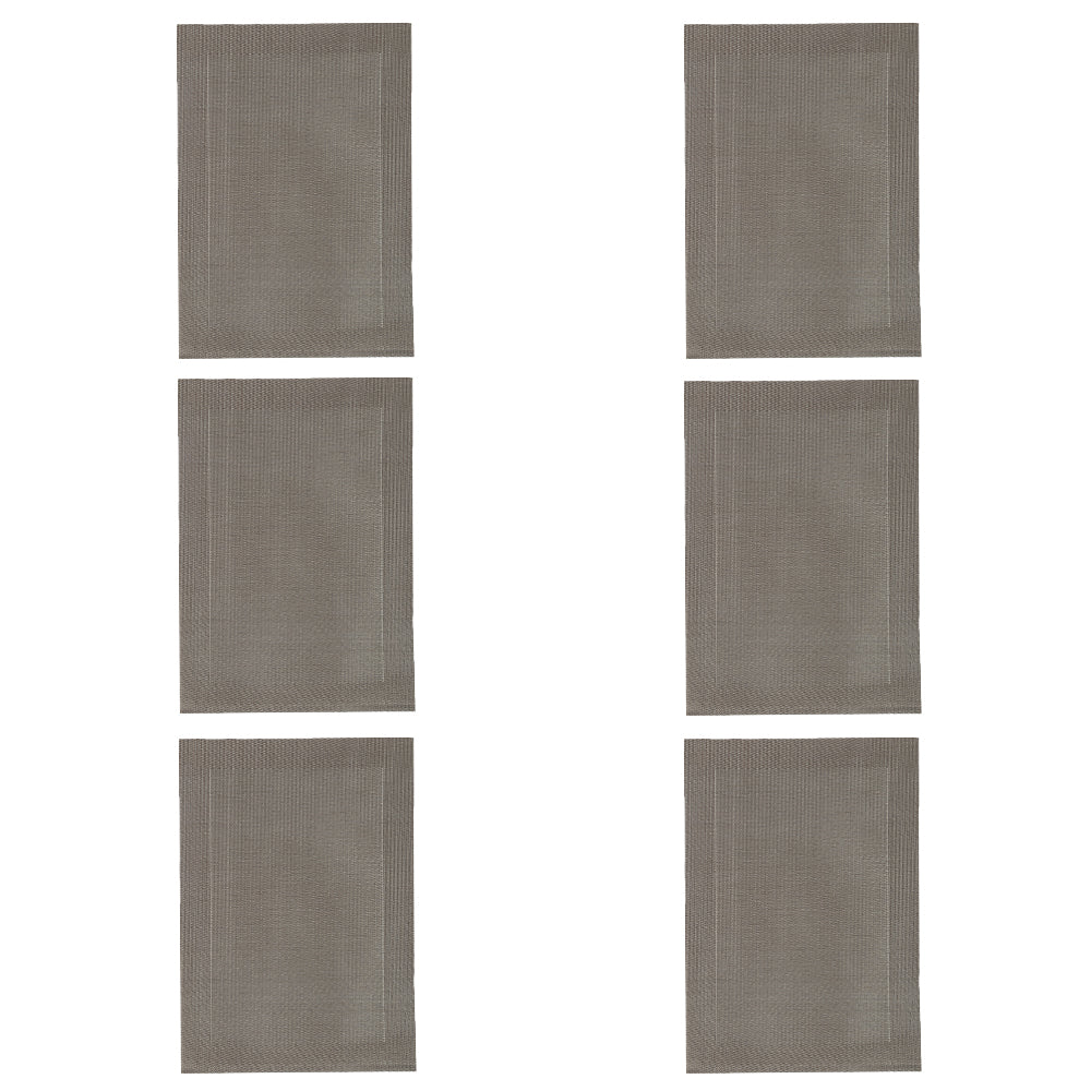 Table Mat - 6Pcs - Olive Green, Home & Lifestyle, Mats, Chase Value, Chase Value