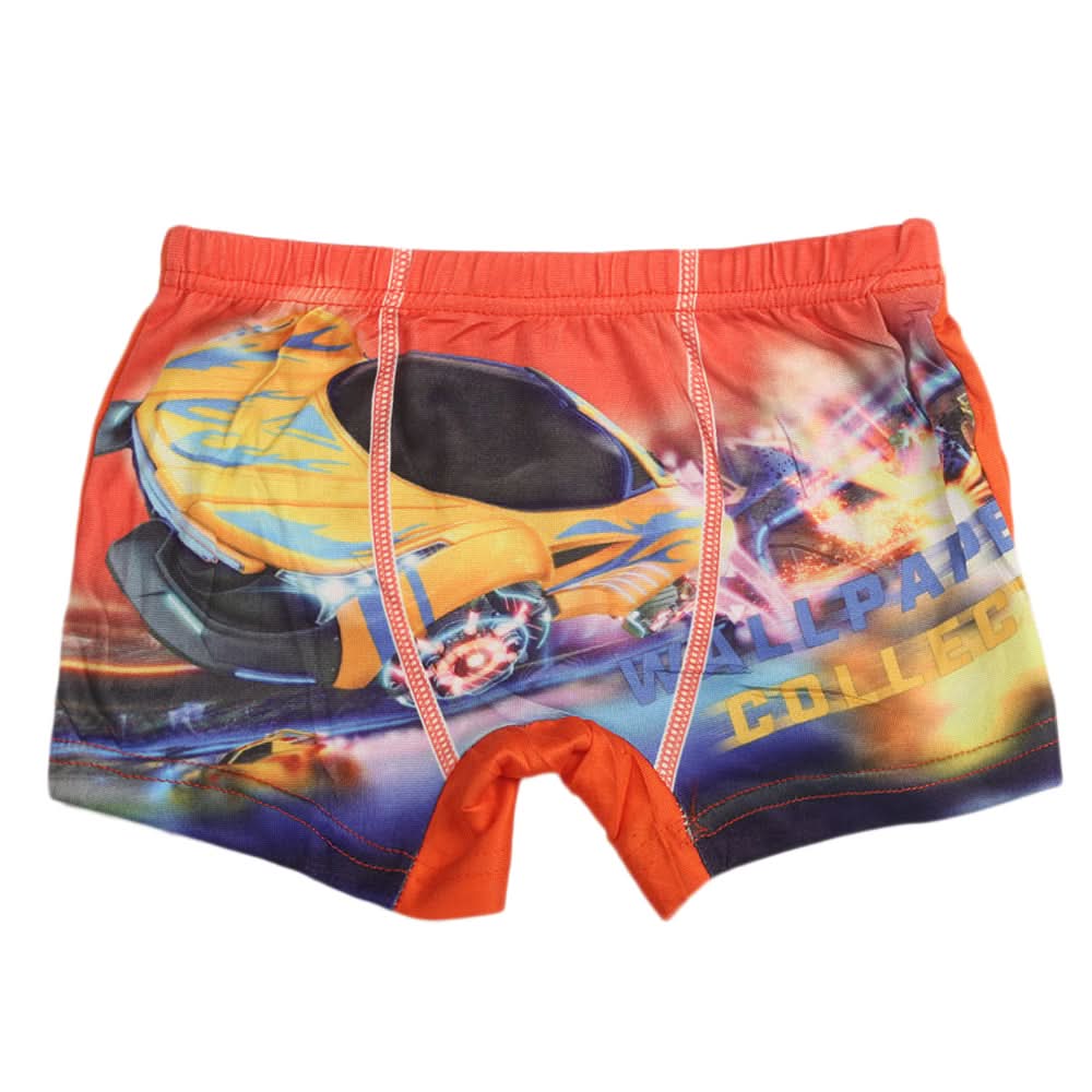 Boys Boxer - Orange, Kids, Boys Underwear, Chase Value, Chase Value