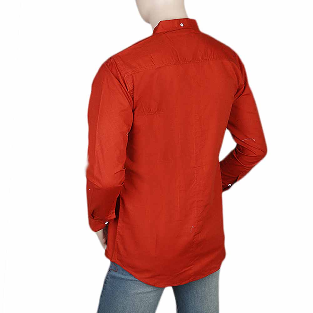 Men's Casual Shirt - Orange, Men, Shirts, Chase Value, Chase Value