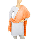 Women's Korkore Chiffon Dupatta - Orange, Women, Dupatta, Chase Value, Chase Value