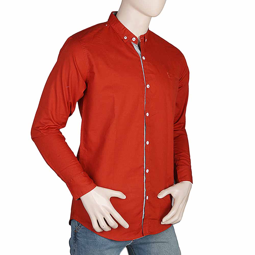 Men's Casual Shirt - Orange, Men, Shirts, Chase Value, Chase Value