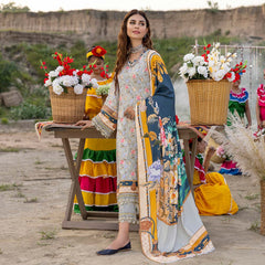 Salina Linen Unstitched 3Pcs Suit - 8, Women, 3Pcs Shalwar Suit, Regalia Textiles, Chase Value