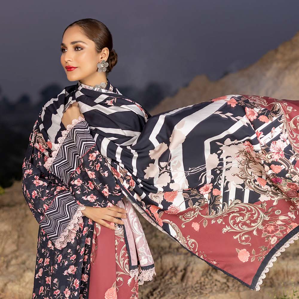 Salina Linen Unstitched 3Pcs Suit - 3, Women, 3Pcs Shalwar Suit, Regalia Textiles, Chase Value