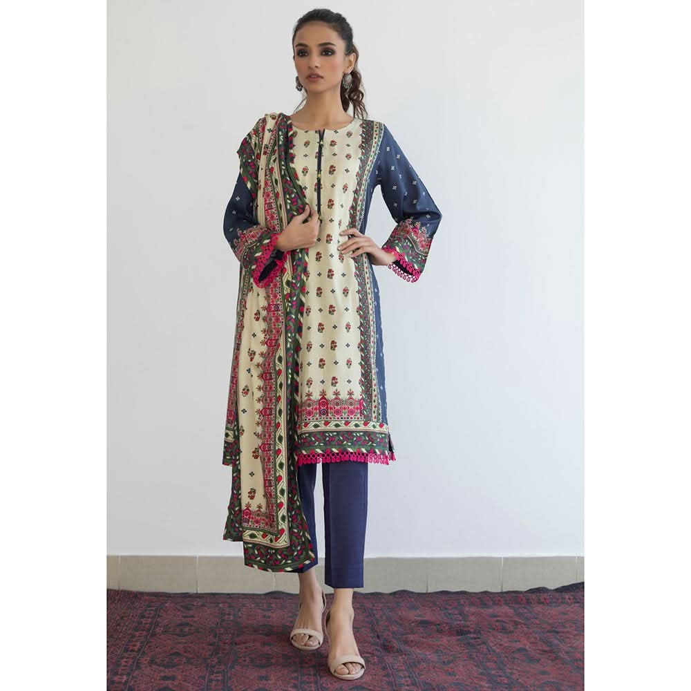 Orchid Digital Printed Linen 3 Pcs Un-Stitched Suit Vol 1 - 03, Women, 3Pcs Shalwar Suit, Regalia Textiles, Chase Value