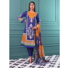 Orchid Digital Printed Lawn 3Pcs Unstitched Suit V1 - 5, Women, 3Pcs Shalwar Suit, Regalia Textiles, Chase Value
