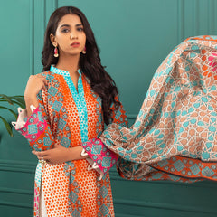 Orchid Digital Printed Lawn 3Pcs Unstitched Suit V1 - 9, Women, 3Pcs Shalwar Suit, Regalia Textiles, Chase Value