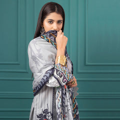 Orchid Digital Printed Lawn 3Pcs Unstitched Suit V1 - 2, Women, 3Pcs Shalwar Suit, Regalia Textiles, Chase Value