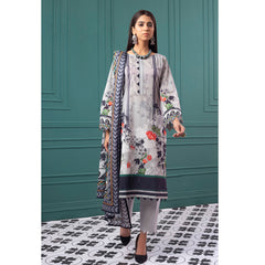 Orchid Digital Printed Lawn 3Pcs Unstitched Suit V1 - 2, Women, 3Pcs Shalwar Suit, Regalia Textiles, Chase Value