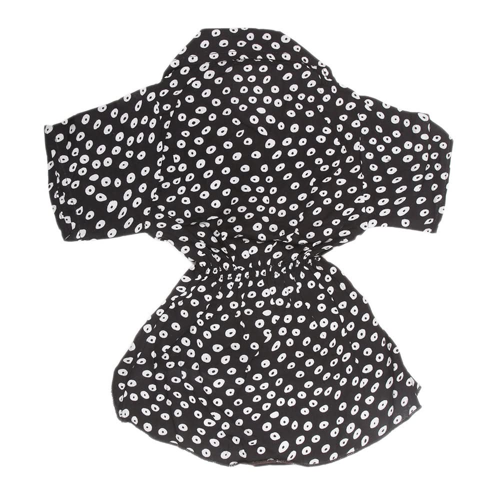 Girls Woven Half Sleeves Top - Black, Kids, Tops, Chase Value, Chase Value