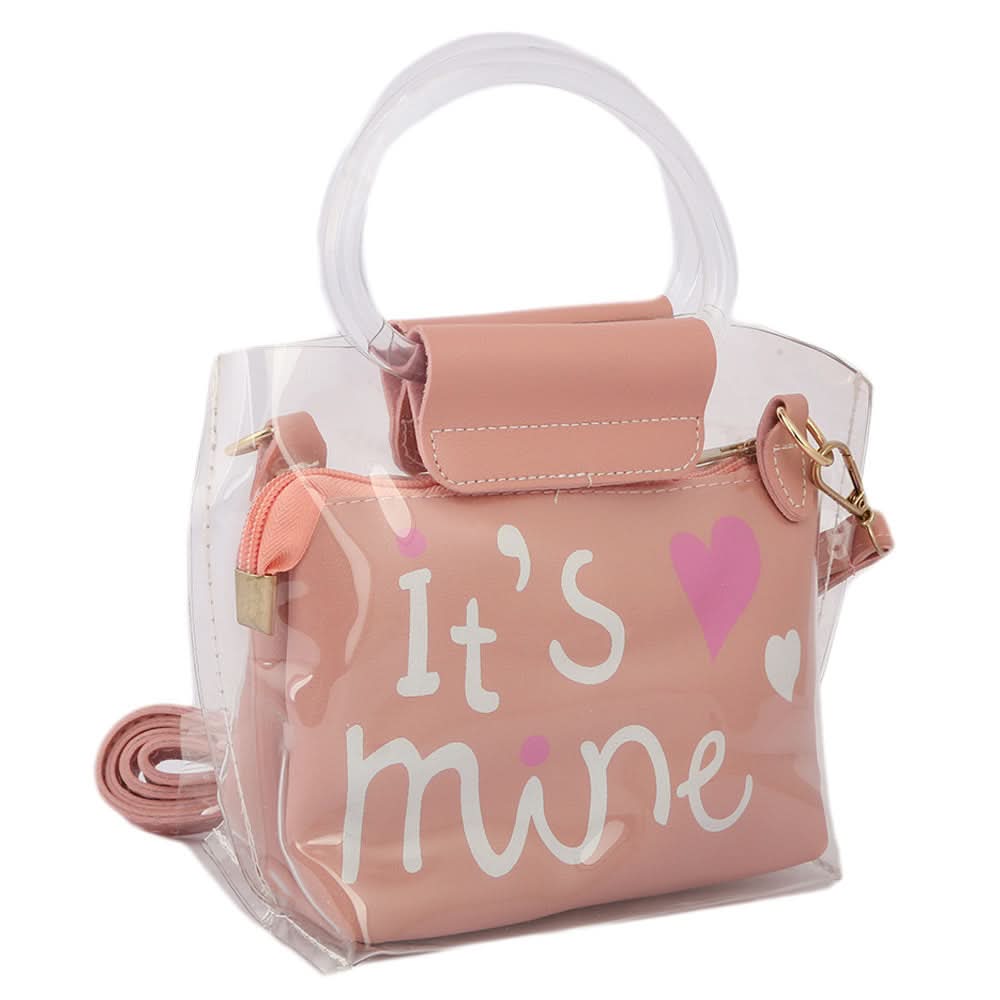 Girls Shoulder Bag 001 - Peach, Kids, Kids Bags, Chase Value, Chase Value