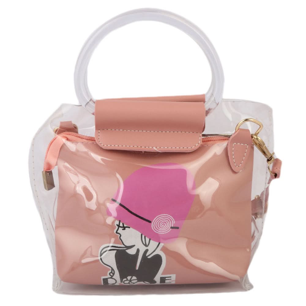 Girls Shoulder Bag 002 - Peach, Kids, Kids Bags, Chase Value, Chase Value