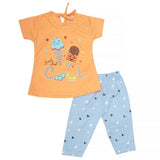 Newborn Girls Suit 2Pcs - Peach, Kids, NB Girls Sets And Suits, Chase Value, Chase Value