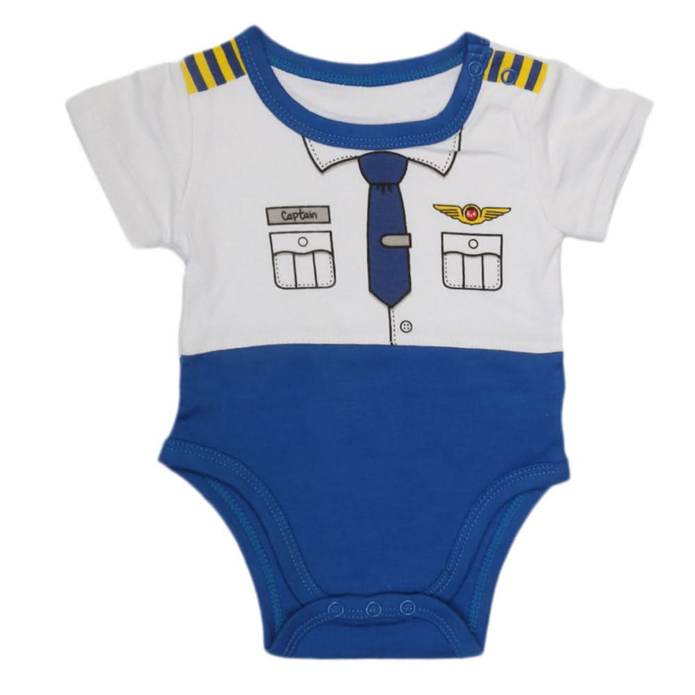 Newborn Boys Body Romper - White, Kids, NB Boys Rompers, Chase Value, Chase Value