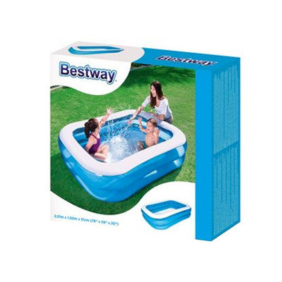 Bestway inflatable transparent rectangular family swimming pool 54005, Kids, Swimming, Chase Value, Chase Value