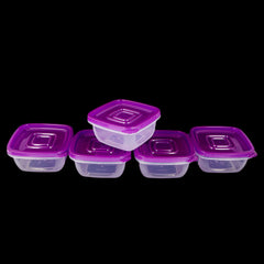 Multipurpose Storage Box 5 Pcs - Purple, Home & Lifestyle, Storage Boxes, Chase Value, Chase Value