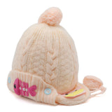 Kids Woolen Cap - Peach, Girls Caps & Gloves, Chase Value, Chase Value