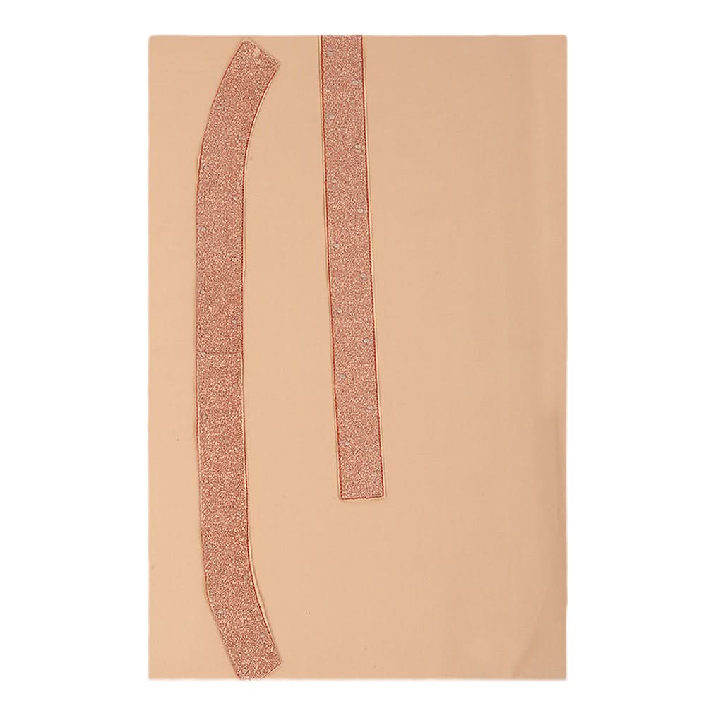 Men's Mashriq Embroidered Un-Stitched Suit - Peach, Men, Unstitched Fabric, Chase Value, Chase Value