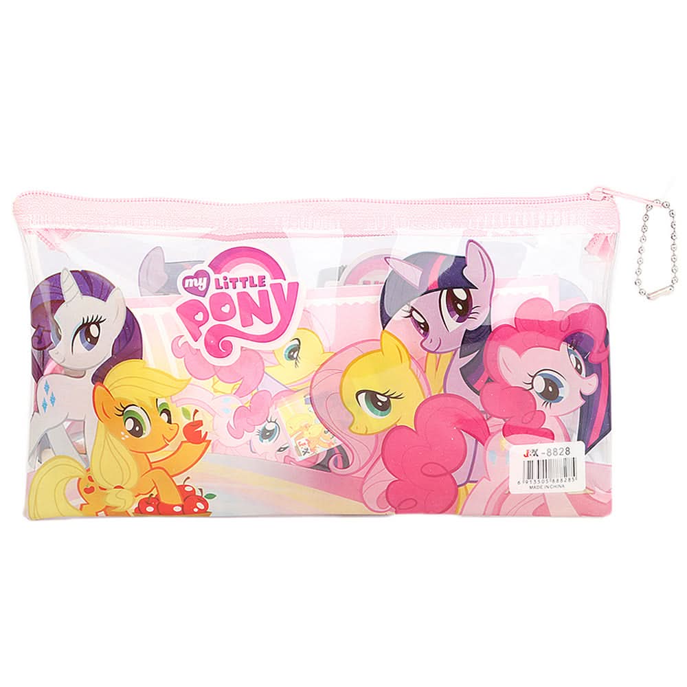 Kids Stationery 7 Pcs Set - Pink, Kids, Pencil Boxes And Stationery Sets, Chase Value, Chase Value