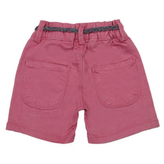 Girls Cotton Short - Pink, Girls Shorts Skirts, Chase Value, Chase Value