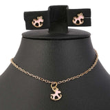 Girls Locket Set - Pink, Kids, Jewellery Sets, Chase Value, Chase Value