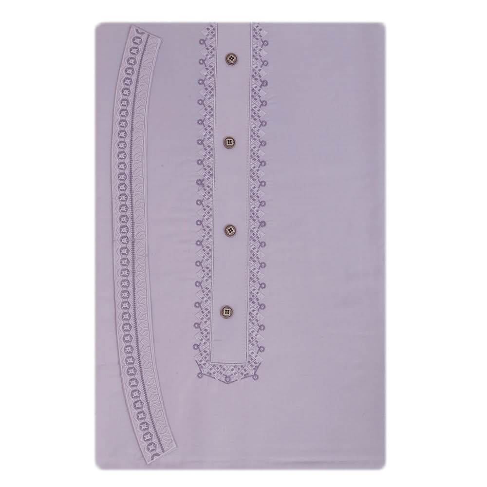 Men's Mashriq Embroidered Un-Stitched Suit - Purple, Men, Unstitched Fabric, Chase Value, Chase Value