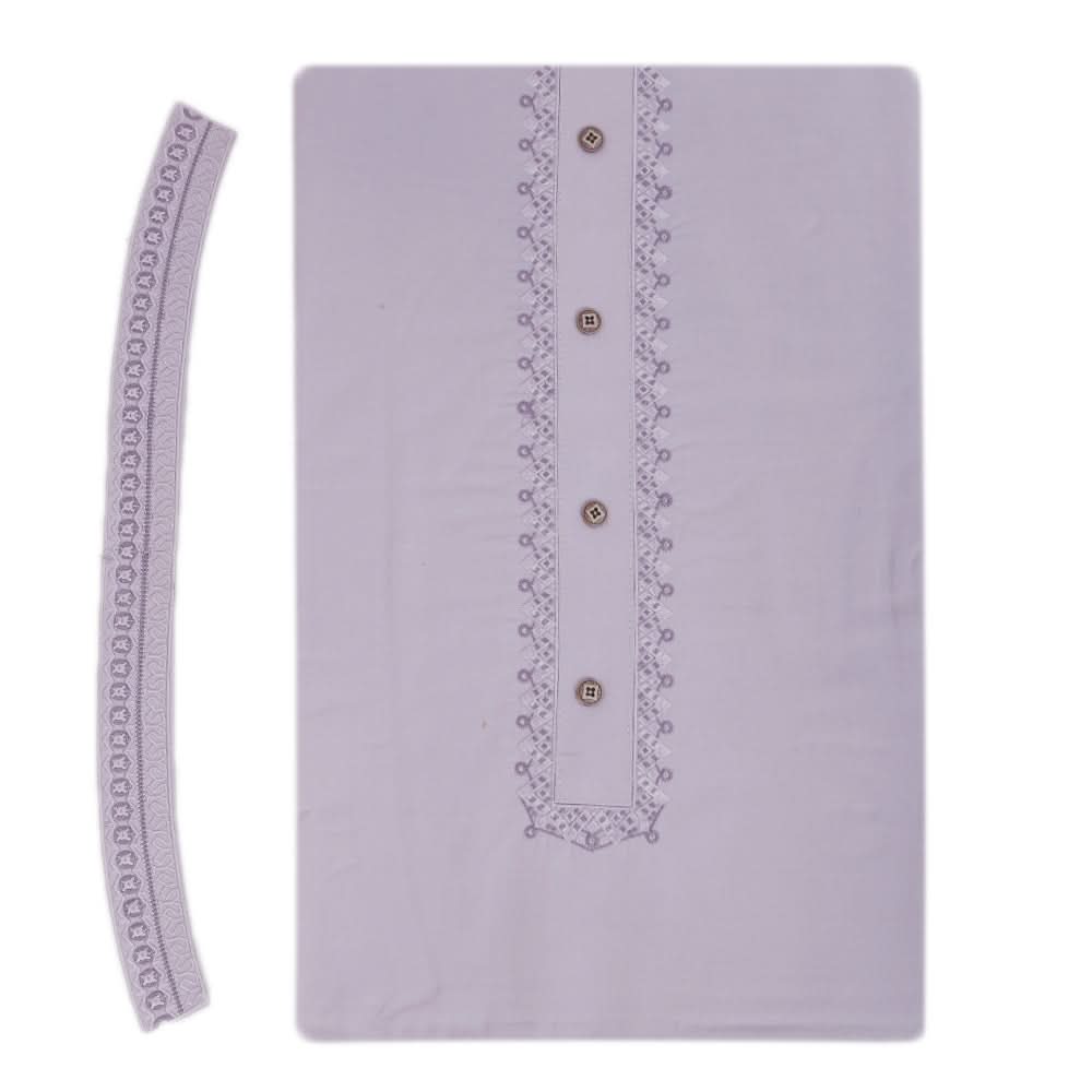 Men's Mashriq Embroidered Un-Stitched Suit - Purple, Men, Unstitched Fabric, Chase Value, Chase Value