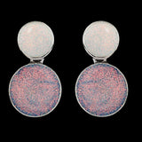 Women's Ear Tops - Purple Silver, Women, Earrings & Tops, Chase Value, Chase Value