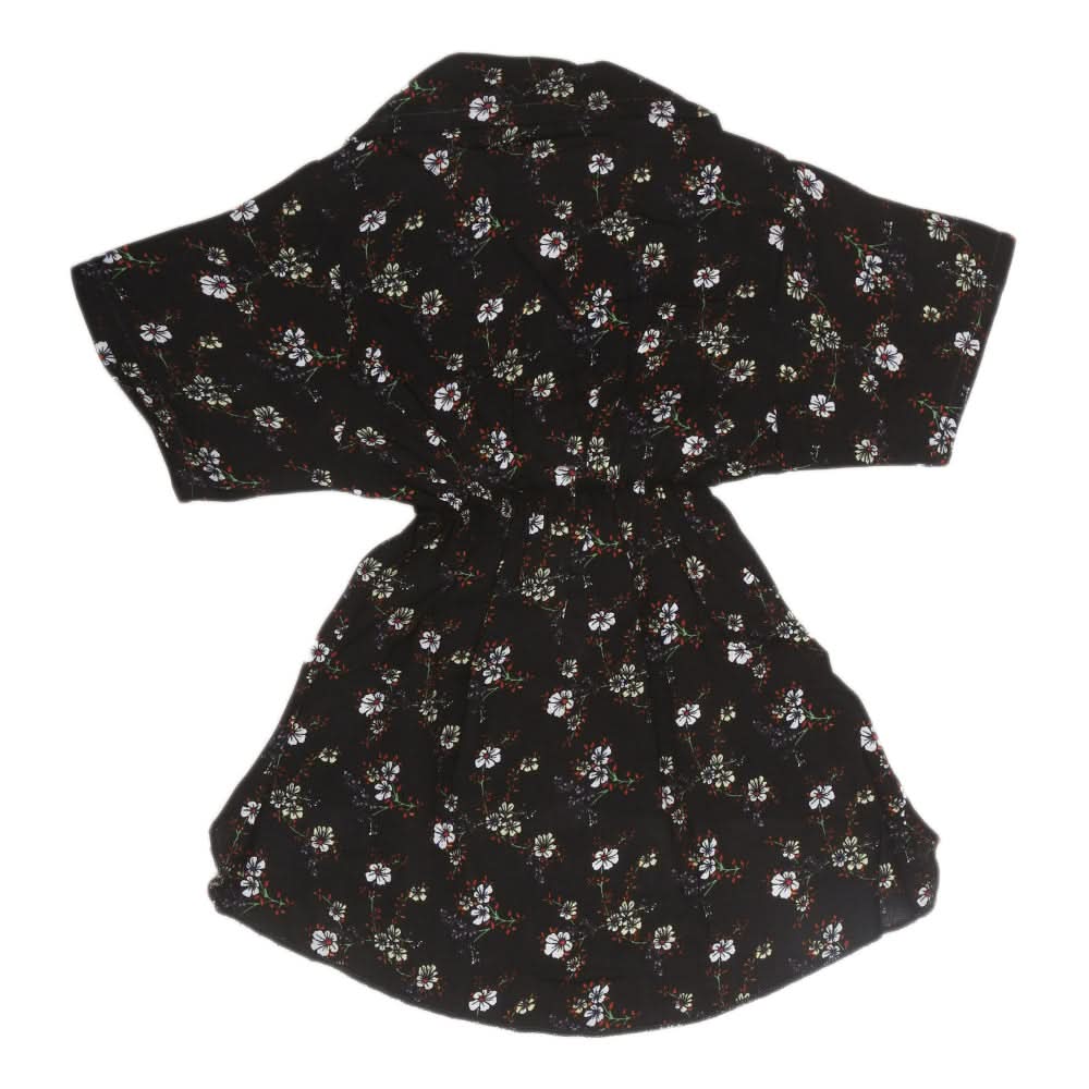 Girls Woven Half Sleeves Top - Black, Kids, Tops, Chase Value, Chase Value