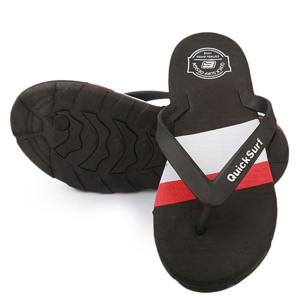 Quick Surf Men's Slippers QUI-2373 - Black, Men, Slippers, Chase Value, Chase Value
