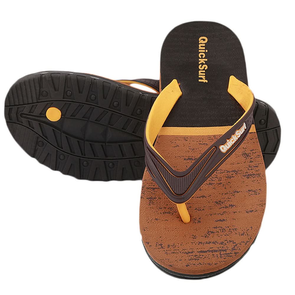 Quick Surf Men's Slippers QUI-2417 - Mustard, Men, Slippers, Chase Value, Chase Value