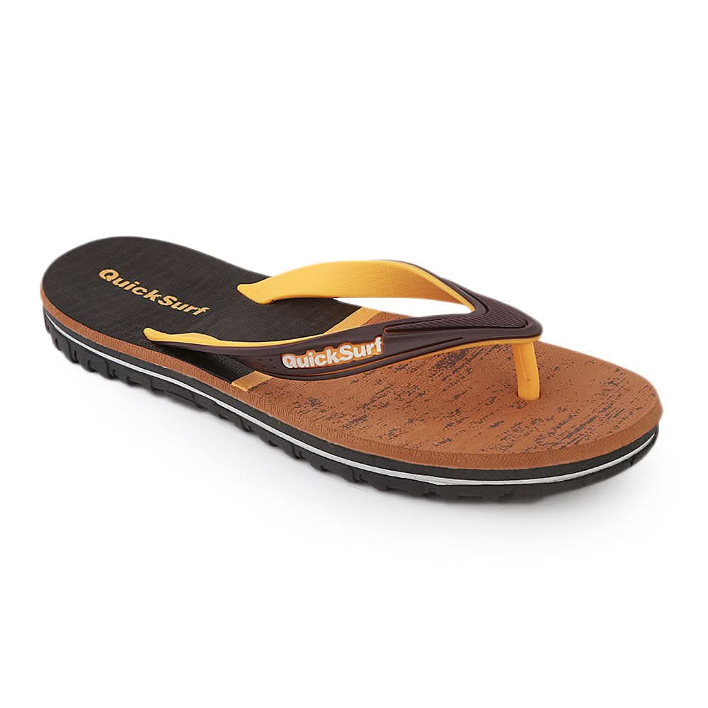 Quick Surf Men's Slippers QUI-2417 - Mustard, Men, Slippers, Chase Value, Chase Value