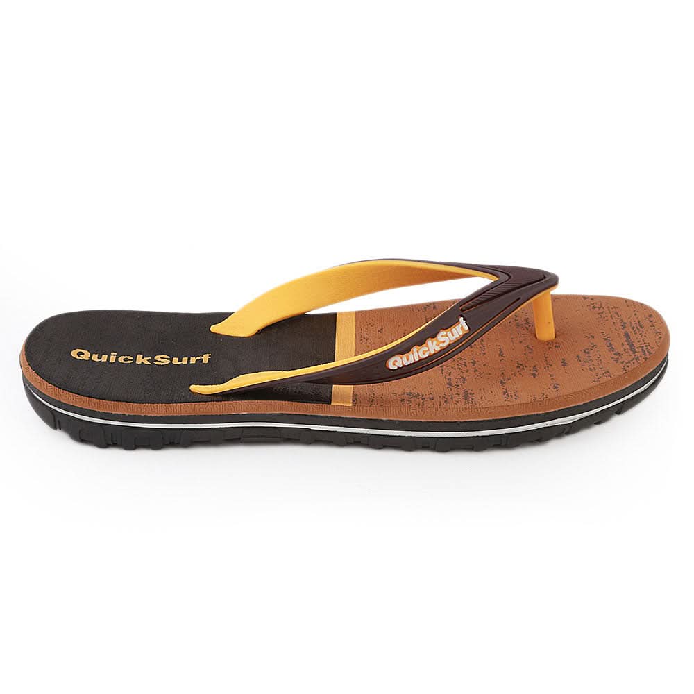 Quick Surf Men's Slippers QUI-2417 - Mustard, Men, Slippers, Chase Value, Chase Value