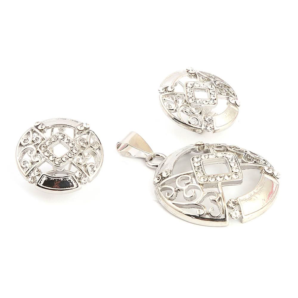 Women's Fancy  Locket Set - Silver, Women, Chains & Lockets, Chase Value, Chase Value