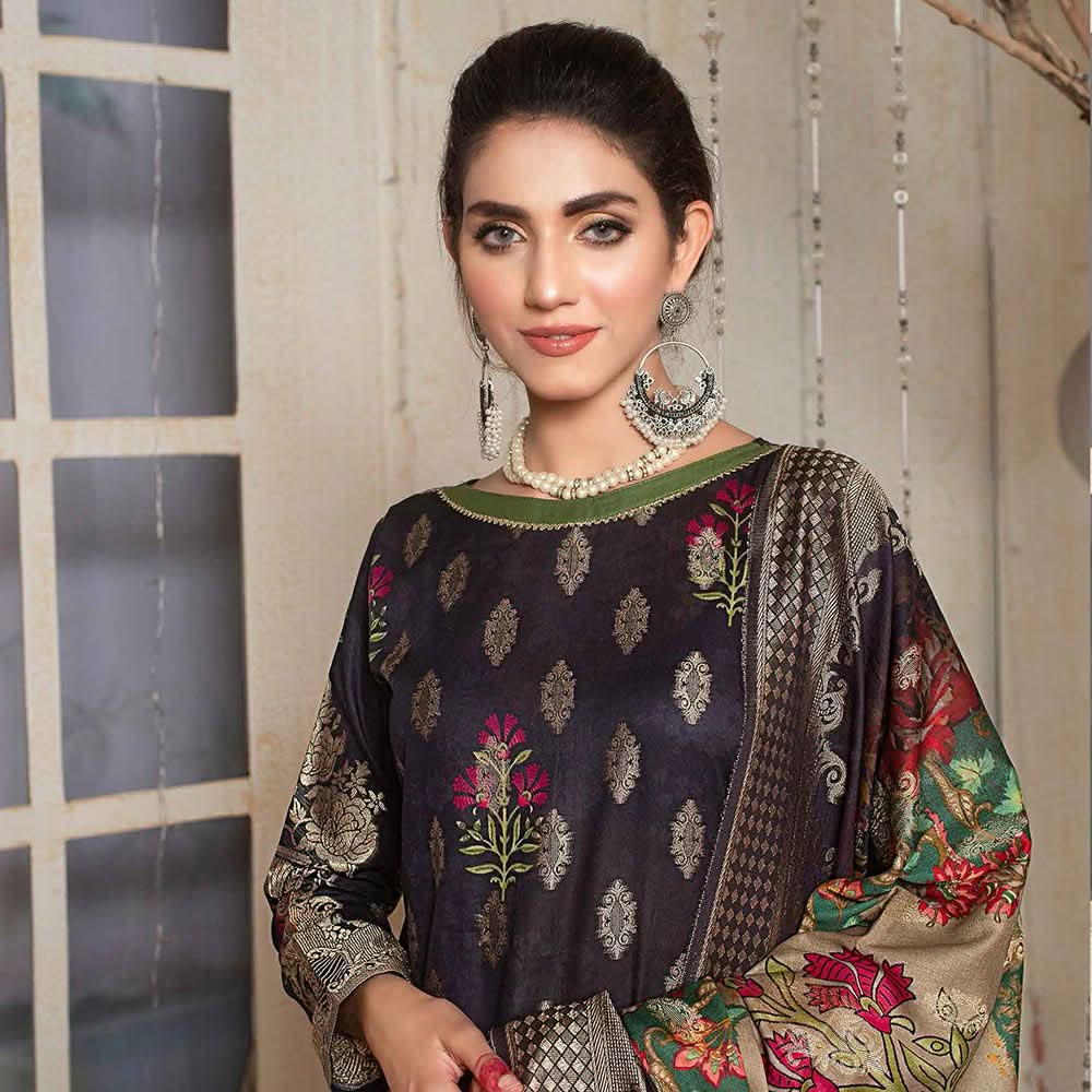 Rang Rasiya Jacquard Broshia Lawn 3 Pcs Un-Stitched Suit - 6, Women, 3Pcs Shalwar Suit, Rana Arts, Chase Value
