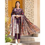 Rang Rasiya Jacquard Broshia Lawn 3 Pcs Un-Stitched Suit - 7, Women, 3Pcs Shalwar Suit, Rana Arts, Chase Value