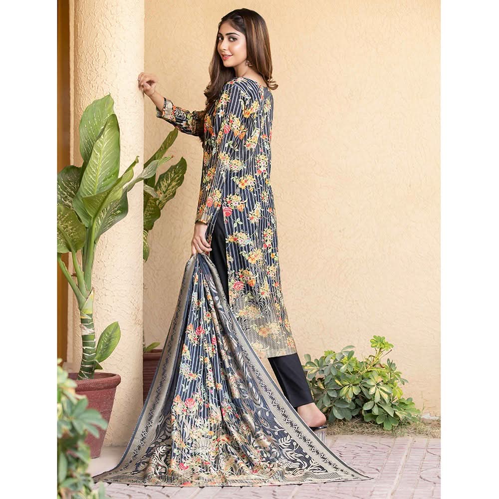 Rang Rasiya Jacquard Broshia Lawn 3 Pcs Un-Stitched Suit - 8, Women, 3Pcs Shalwar Suit, Rana Arts, Chase Value